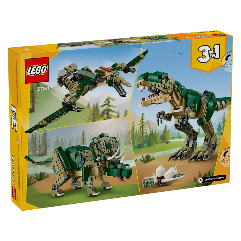 لگو Creator مدل The T-rex 31151 دایناسور سه‌حالته - تصویر 11