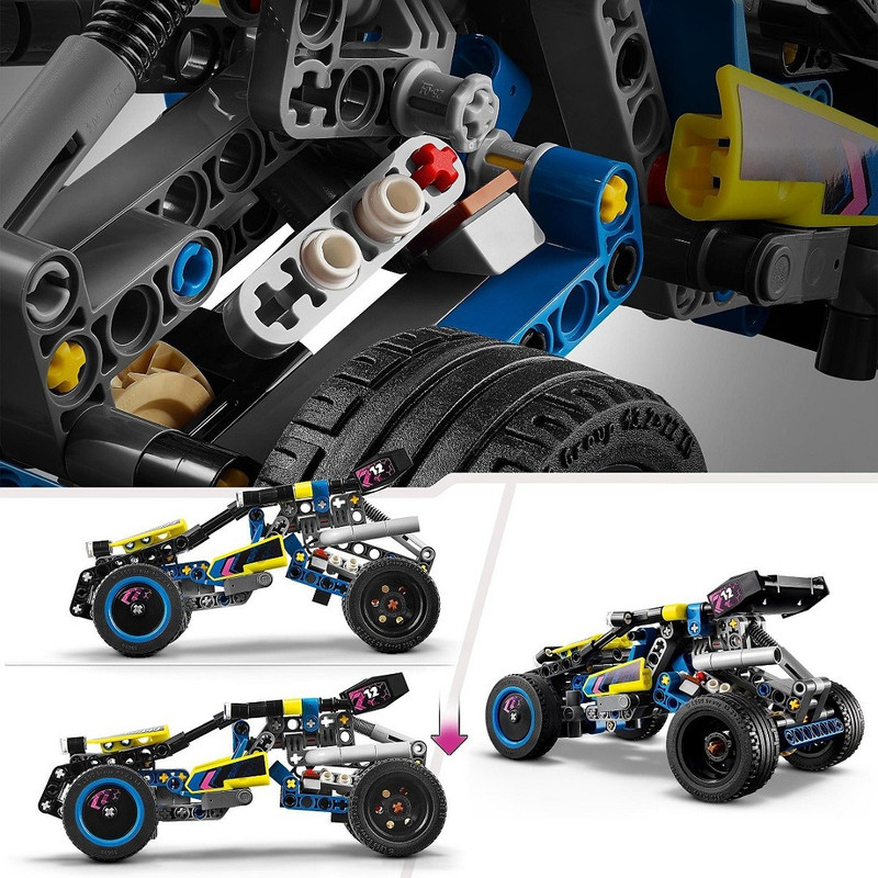 لگو Technic مدل Off-Road Race Buggy کد 42164 - تصویر 13