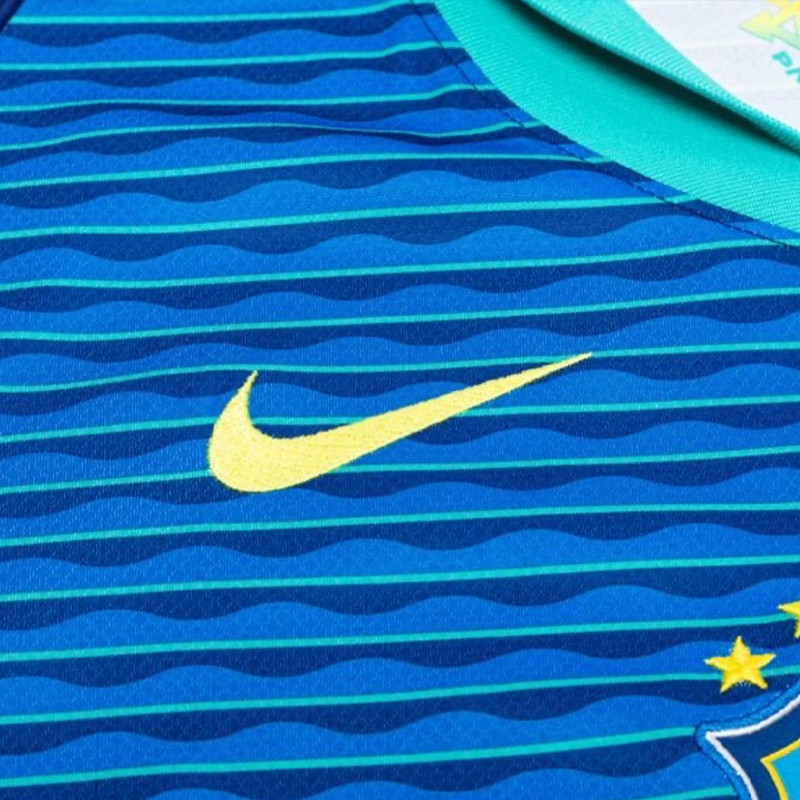 تی‌شرت ورزشی مردانه مدل برزیل Away 2024 - تصویر 7