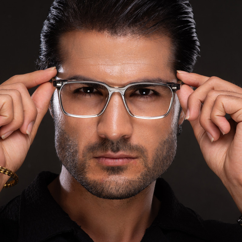 مجموعه ۲ تایی فریم عینک طبی ترد آی ۹۴۱۸ با کاور آفتابی - تصویر 7