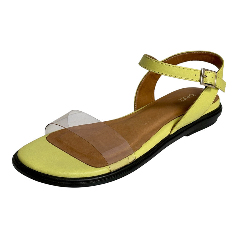 صندل چرم طبیعی زنانه مدل پالم برند اورز - تصویر 12