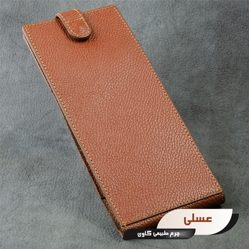 ست هدیه چرم عطارد A44: کیف دستی، کیف دسته چک و جاکارتی چرم طبیعی گاوی - تصویر 44