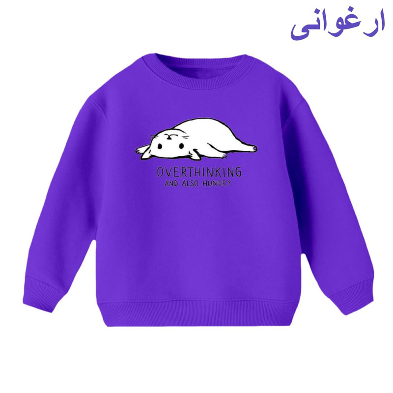 سوئشرت کودکانه مدل گربه گرسنه پنبه درجه یک - تصویر 10