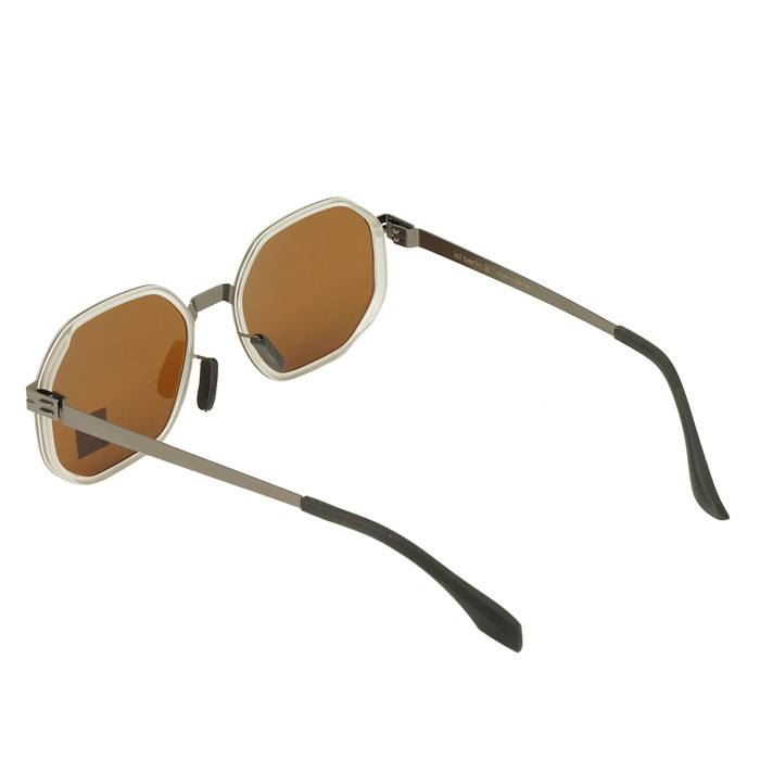 عینک آفتابی ایس برلین فریم شش‌ضلعی استیل UV400 کد 028 - تصویر 3