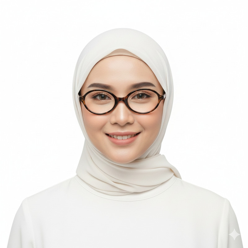 فریم عینک طبی بیضی زنانه پلنگی miu73 با عدسی بلوکات و UV400 - تصویر 4