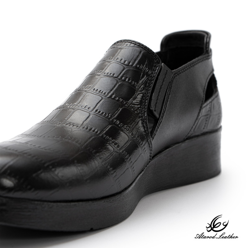 کفش طبی زنانه چرم عطارد مدل SH352 تمام چرم - تصویر 8