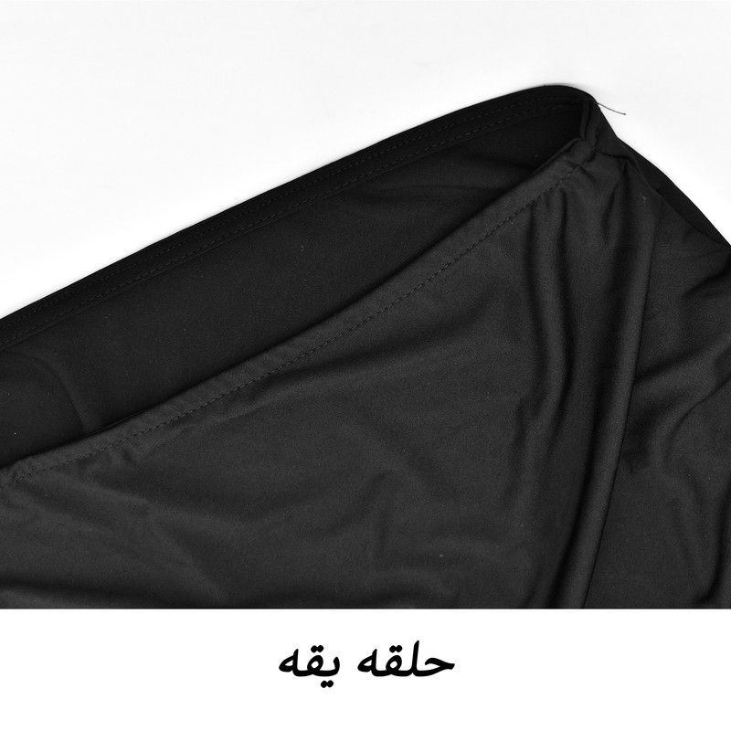 پیراهن یقه رومی زنانه مدل Ebonelle کد M5655 بدون آستین - تصویر 8