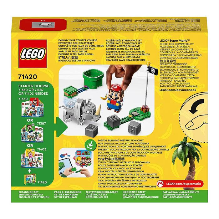 لگو Super Mario مدل Rambi the Rhino کد 71420 - تصویر 4