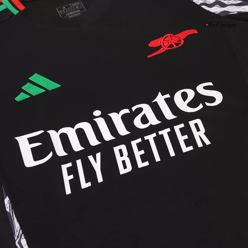 ست تی شرت و شلوارک ورزشی مردانه آرسنال Away فصل ۲۰۲۵ - تصویر 10