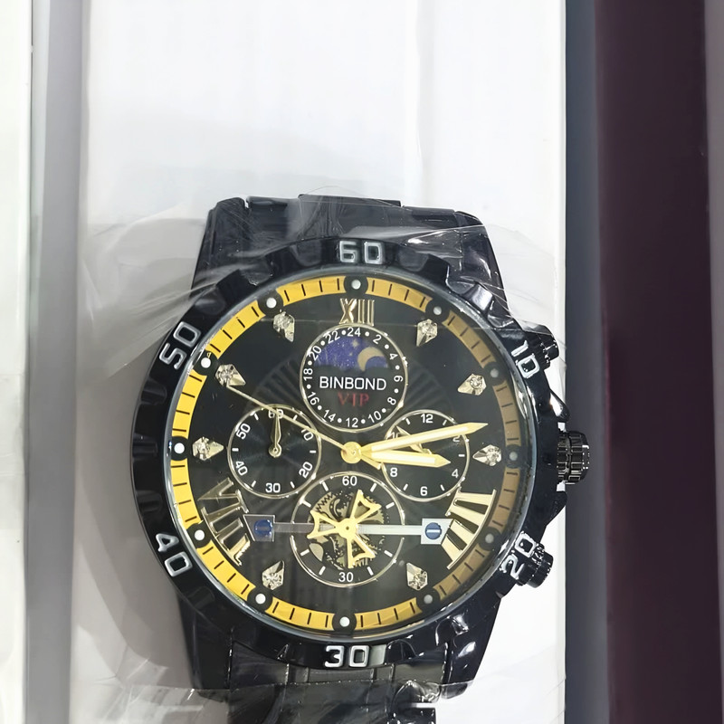 ساعت مچی کرنوگراف مردانه بین باند مدل B004 - تصویر 4