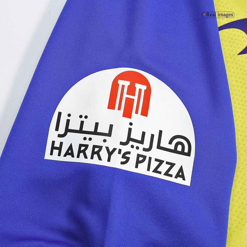 تیشرت ورزشی مردانه طرح النصر عربستان Home-2023 ورژن پلیری - تصویر 5