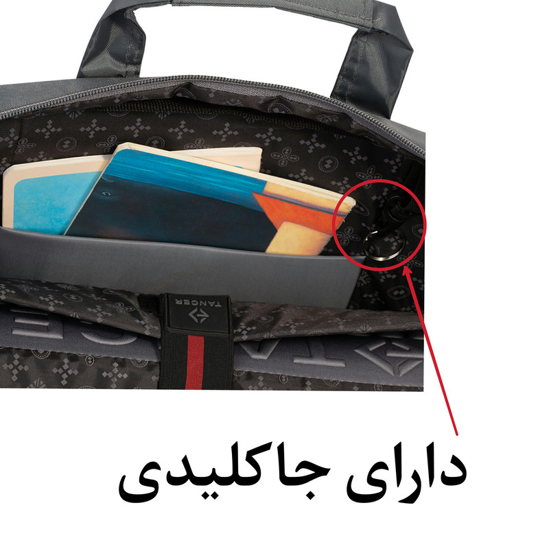 کیف لپ‌تاپ اداری تنسر مدل اسکای کد 118 تا ۱۷ اینچ - تصویر 18