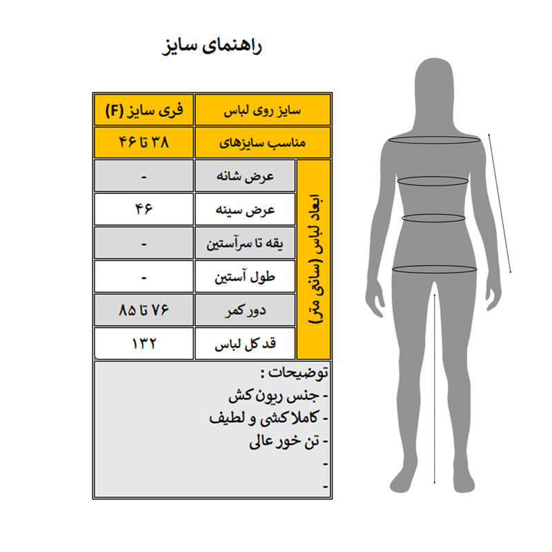 پیراهن یقه رومی زنانه مدل Ebonelle کد M5655 بدون آستین - تصویر 3