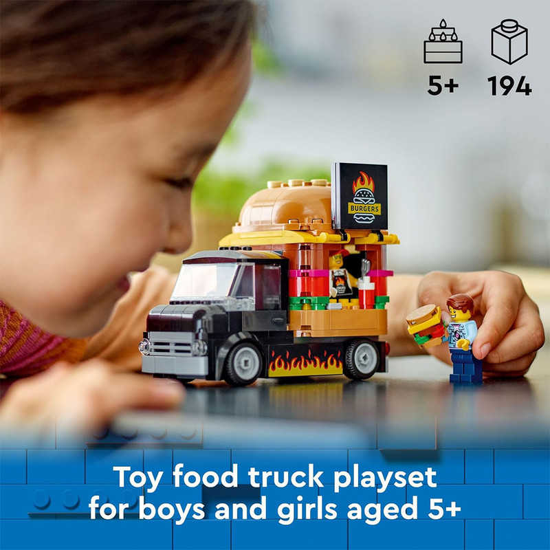 لگو City مدل Burger Truck کد 60404 - تصویر 4
