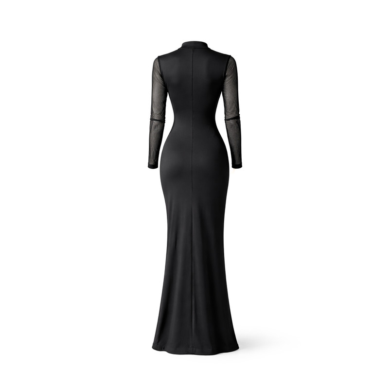 پیراهن یقه گرد زنانه مدل Silvane کد M5657 - تصویر 6