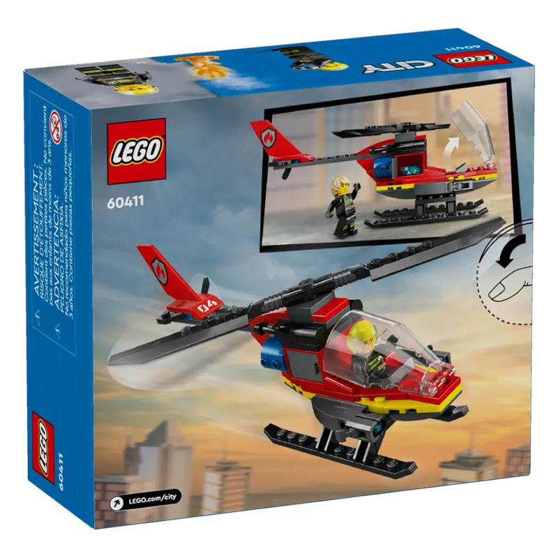 لگو City مدل Fire Rescue Helicopter کد 60411 - تصویر 9