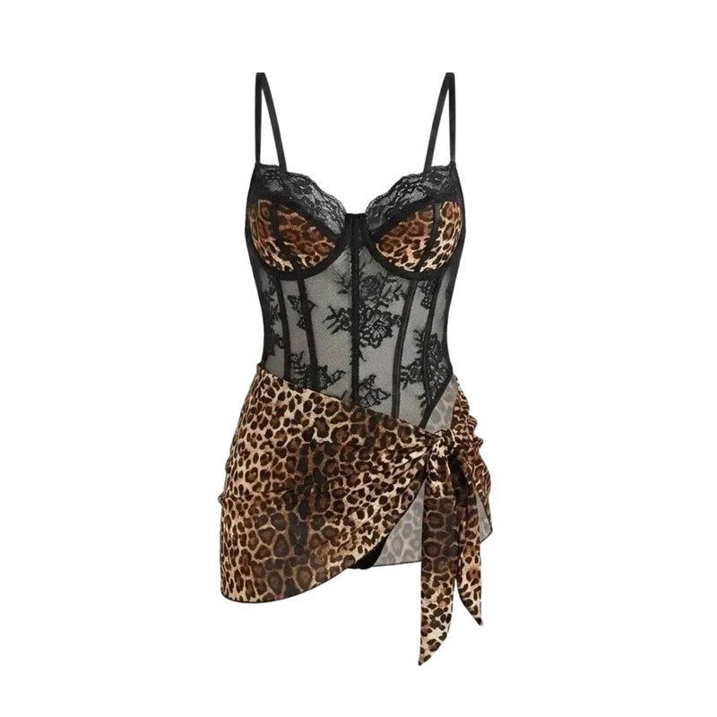 لباس خواب زنانه با طراحی خاص و تنخور عالی - تصویر 3