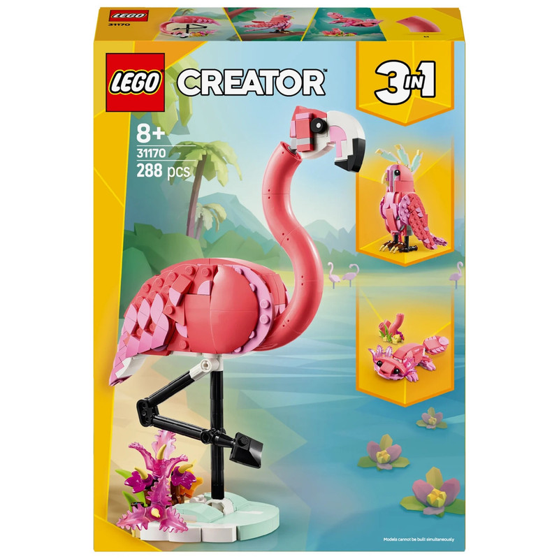 لگو Creator مدل Wild Animals Flamingo کد 31170 - تصویر 5