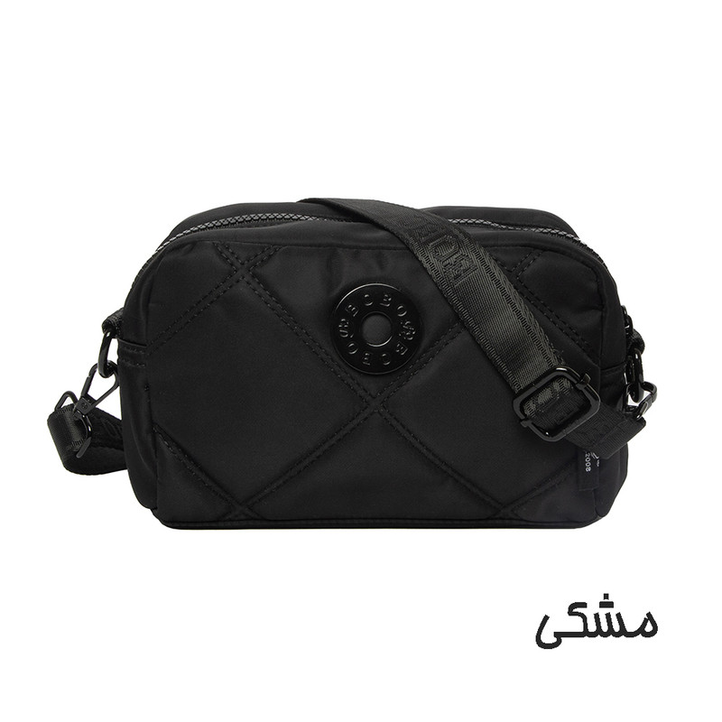کیف دوشی زنانه بوبو مدل 91024 برزنتی چند جیب - تصویر 3