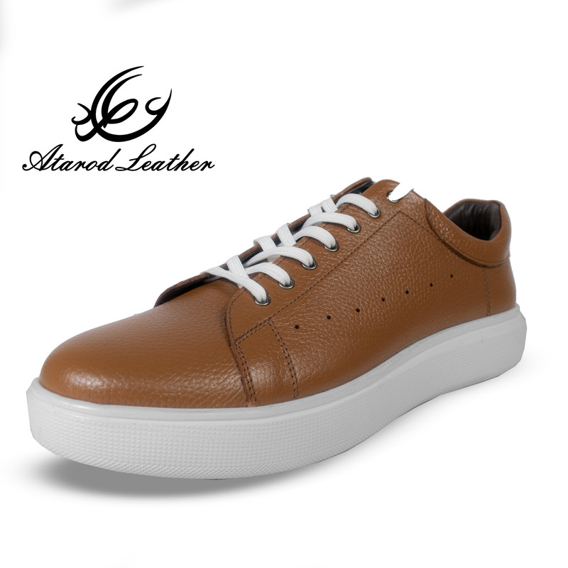 کفش ونس لوکس تمام چرم طبیعی مردانه چرم عطارد SH122 - تصویر 11