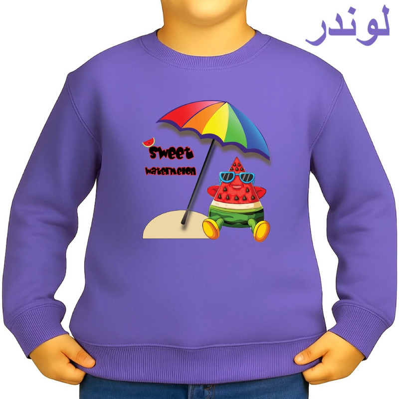 سویشرت بچگانه مدل هندوانه یلدایی پنبه لاکرا