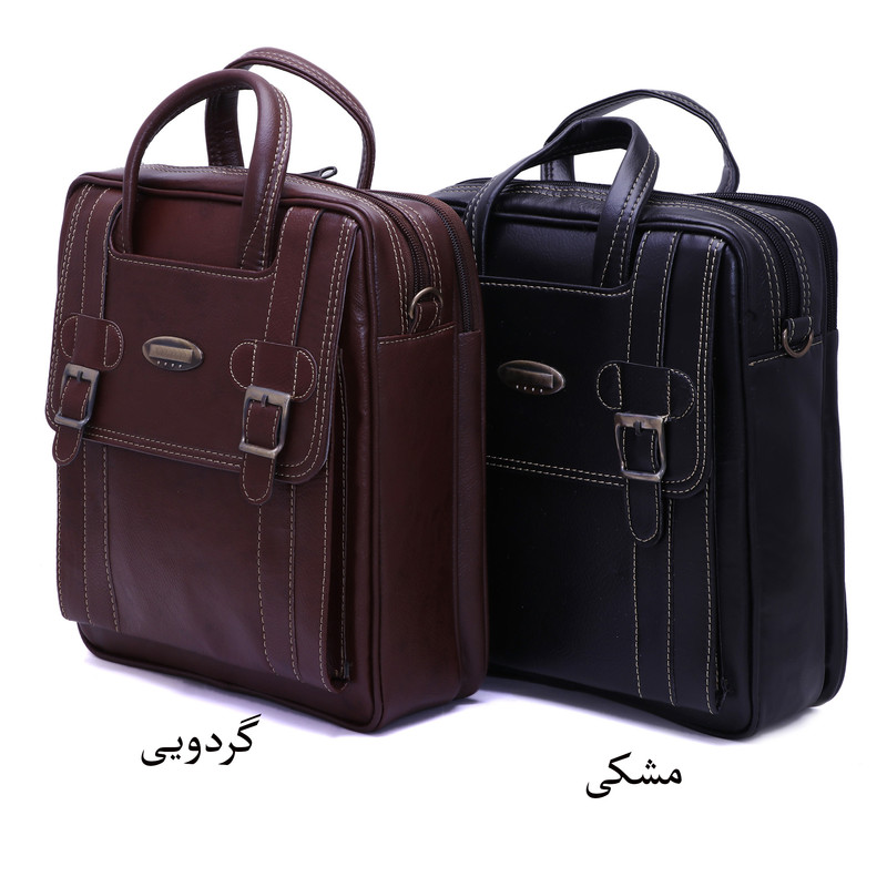 کیف دستی مردانه چرم طرح مینیمال - تصویر 5