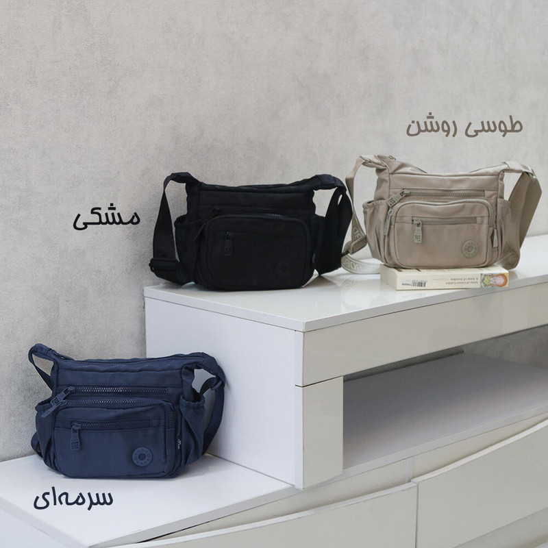 کیف دوشی زنانه بوبو مدل 7004 برزنت سبک و دوام‌دار - تصویر 4