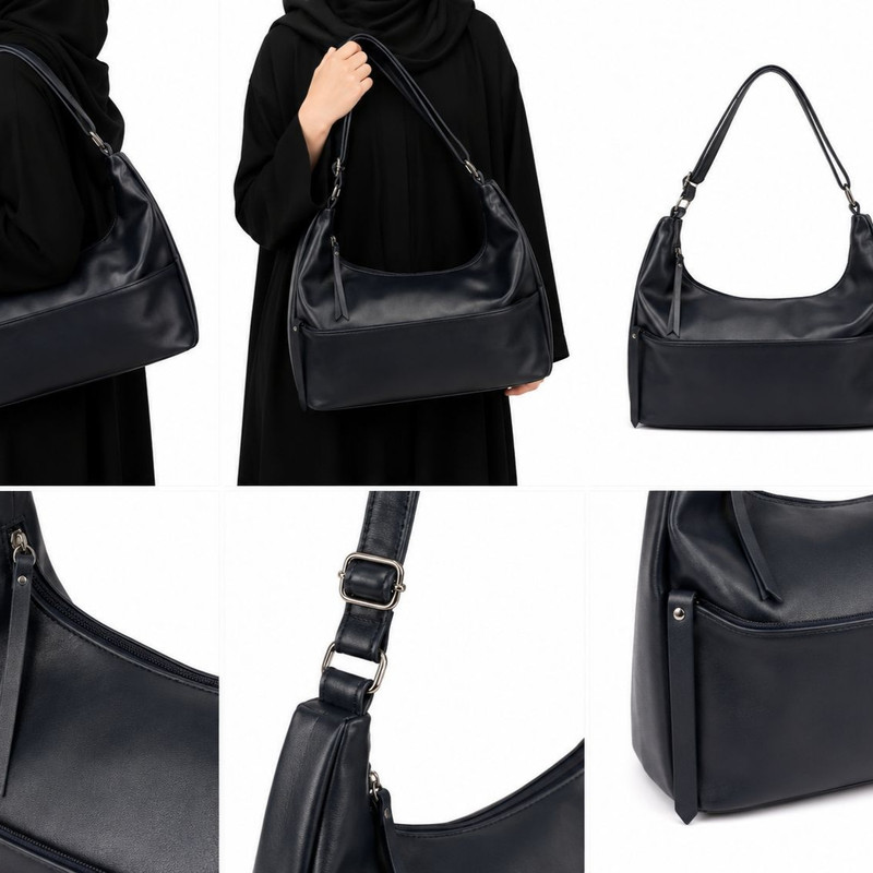 کیف رودوشی زنانه مدل MR002 با جیب سرتاسری - تصویر 5