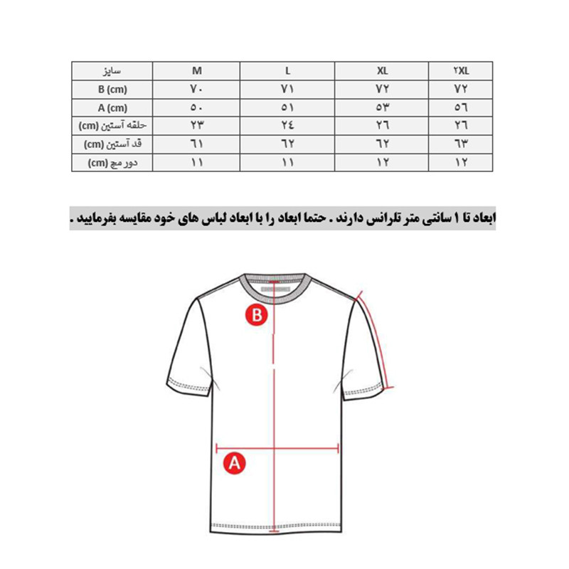 تی‌شرت ورزشی مردانه پانیل با طراحی مدرن - تصویر 7