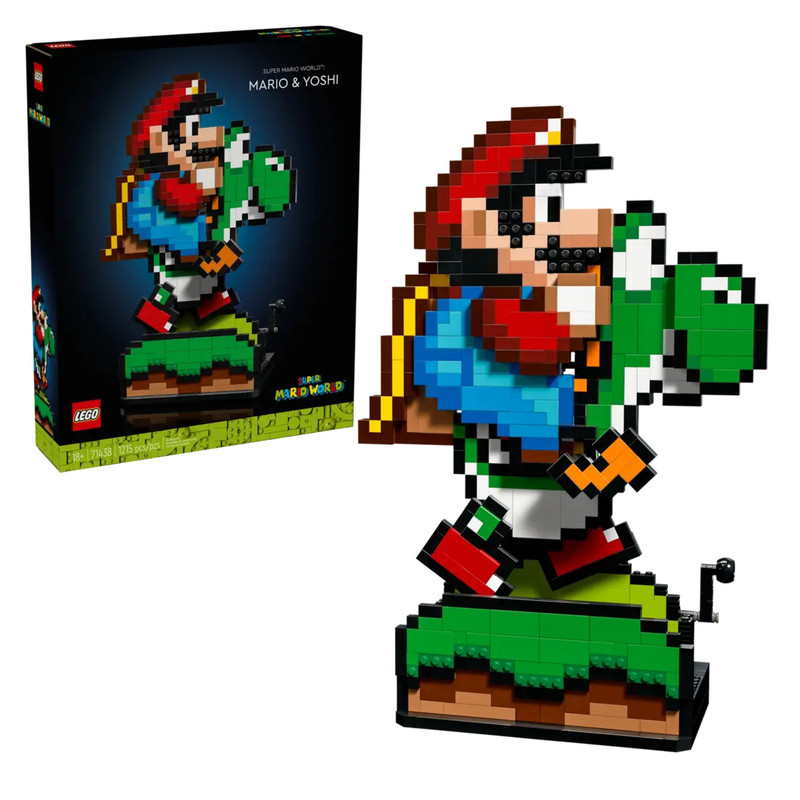 لگو Super Mario World مدل Mario & Yoshi کد 71438 - تصویر 5