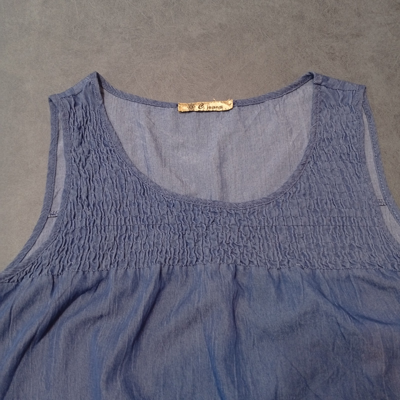 پیراهن زنانه ایی جین مدل ۵۰۰۳۸ ترکیبی ریون و اسپندکس - تصویر 5