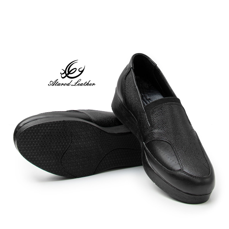 کفش طبی زنانه چرم عطارد مدل SH319 هالوکس والگوس - تصویر 10