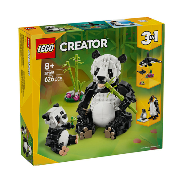 لگو Creator مدل Wild Animals Panda Family کد 31165