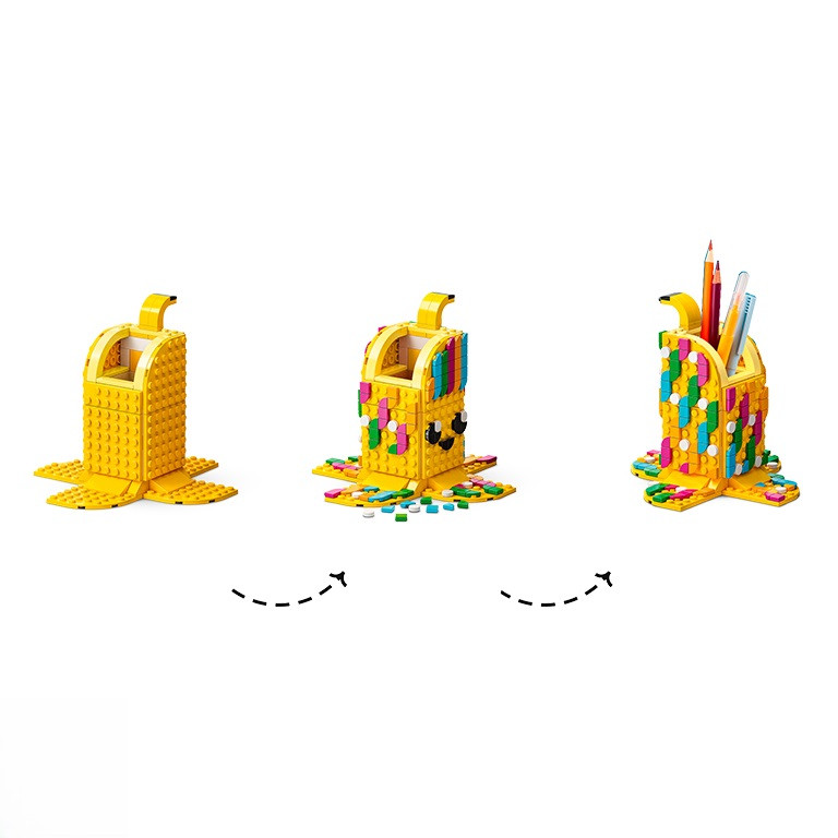 لگو DOTS مدل Banana Pencil Holder کد 41948 - تصویر 4