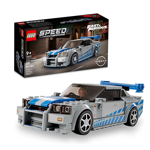 لگو Speed Champions مدل Fast 2 Furious Nissan Skyline GT-R (R34) - تصویر 13