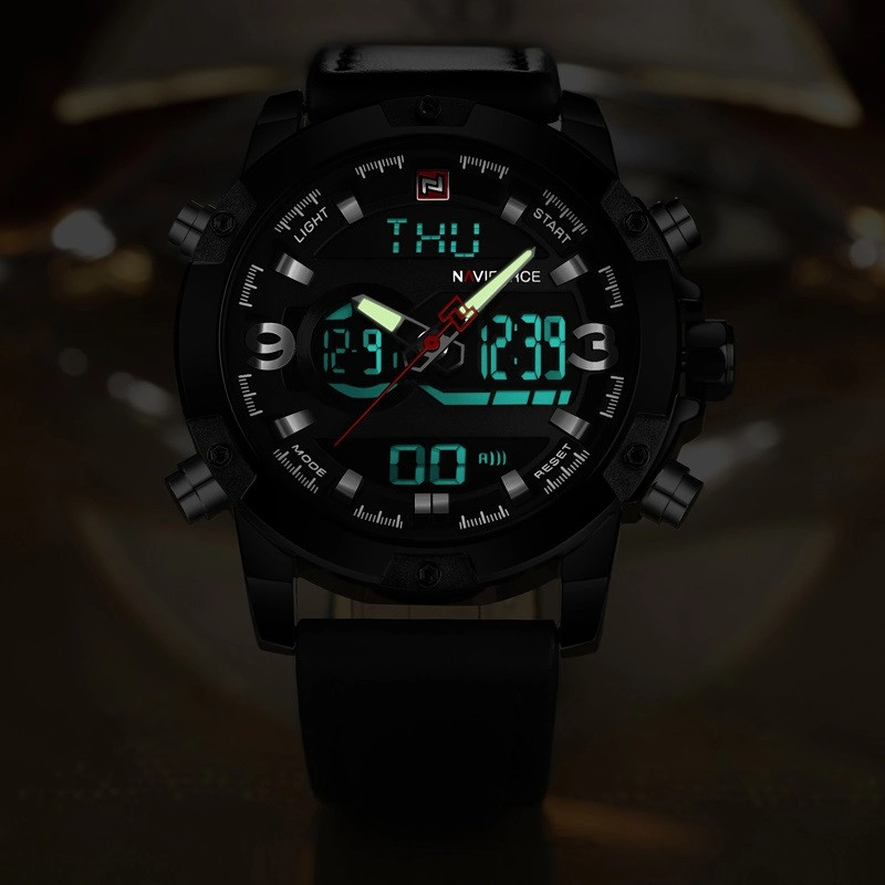 ساعت مچی عقربه‌ای مردانه نیوی فورس مدل NF9097 rgbb - تصویر 4