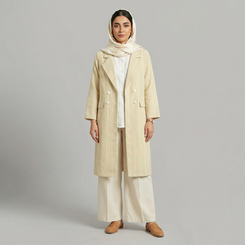 مانتو زنانه السانا مدل تایلان کد 216104