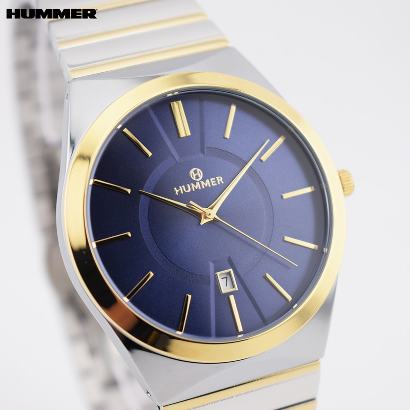 ساعت مچی مردانه کوارتز هامر موتور ژاپن قفل مخفی 814G-C6 - تصویر 24