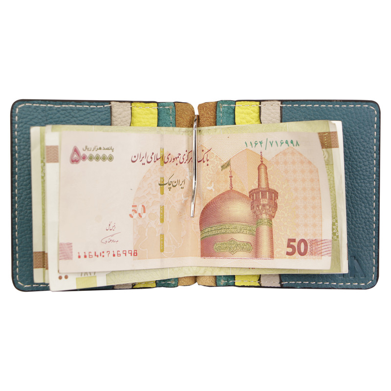 کیف پول مردانه چرمی کلاسیک با دوخت 대비 CW141 - تصویر 3