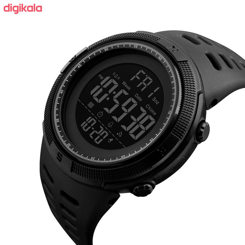 ساعت مچی مردانه اسکمی مدل 1251BK دیجیتال اسپرت - تصویر 6