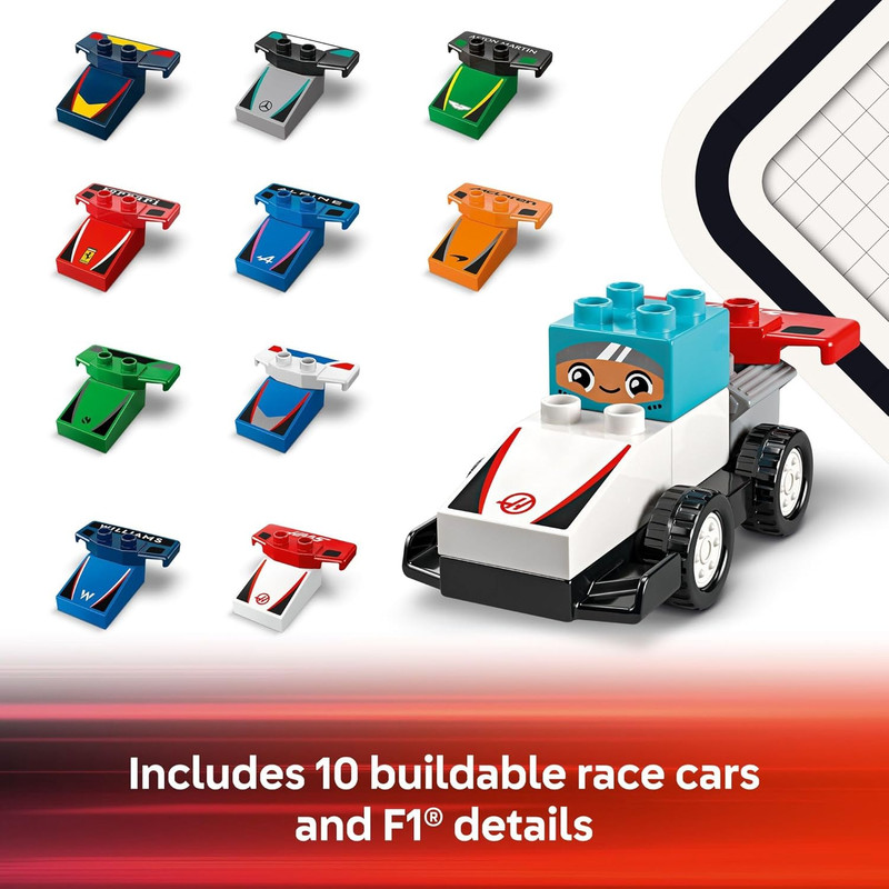 لگو Duplo مدل F1 Team Race Cars & Drivers کد 10445 - تصویر 4