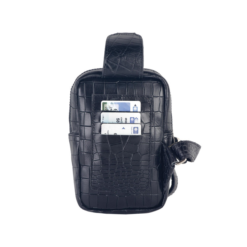 کیف کراس بادی چرم بارز مدل DG78 پریما طبیعی - تصویر 5