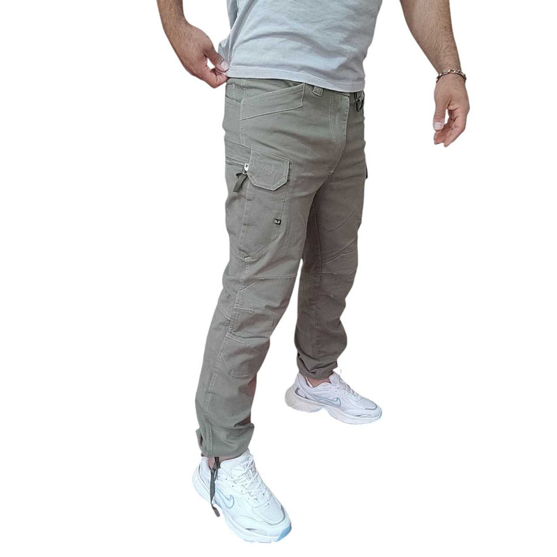 شلوار مردانه راسته کتان شش جیب کد a.s.51 - تصویر 9