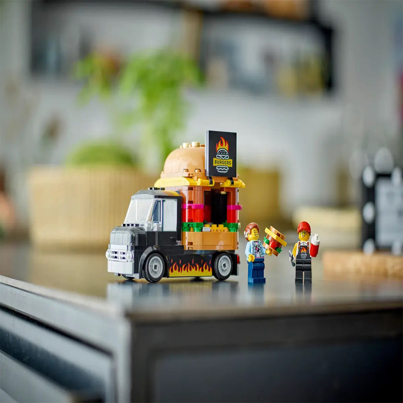 لگو City مدل Burger Truck کد 60404 - تصویر 13