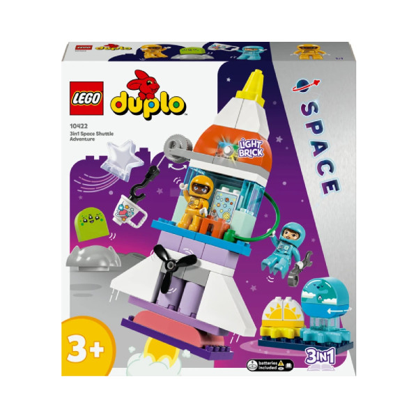 لگو DUPLO مدل 3in1 Space Shuttle Adventure کد 10422