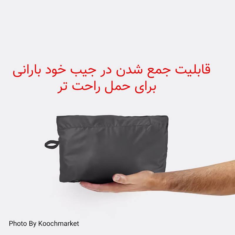 بارانی کوهنوردی مردانه کچوا تنفس‌پذیر و ضدباد - تصویر 11