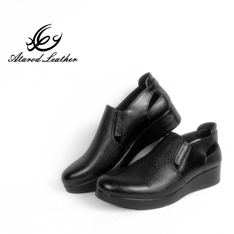 کفش زنانه طبی چرم عطارد مدل SH158 تمام چرم سبک روزمره - تصویر 9
