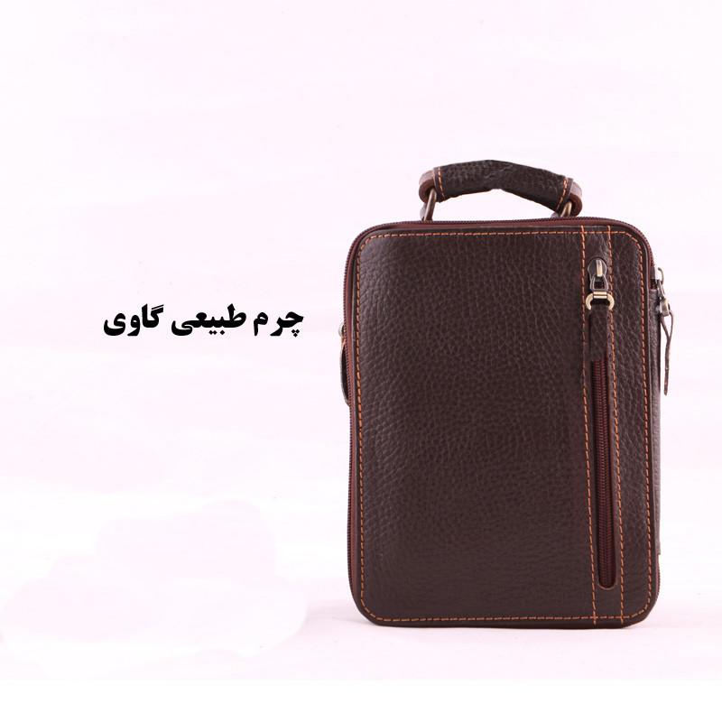 کیف رودوشی مردانه چرم طبیعی مدل ML000TR - تصویر 8