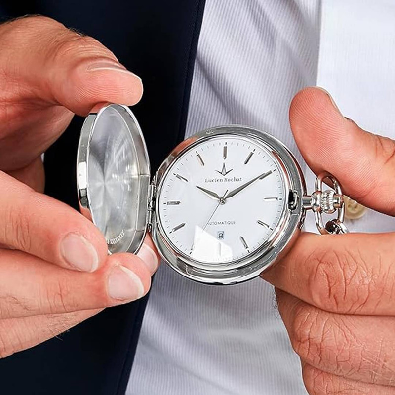 ساعت جیبی عقربه‌ای لوسین روشا مدل R0429123002 - تصویر 4
