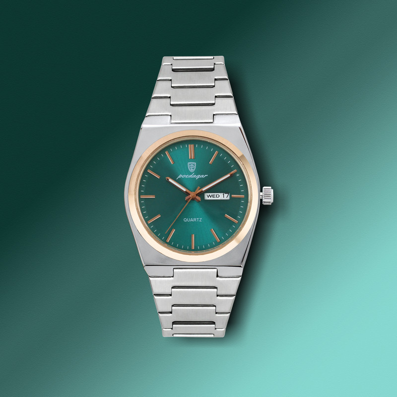 ساعت مچی مردانه پوداگار کوارتز PM580 استیل ۳۸ میلی‌متری - تصویر 5